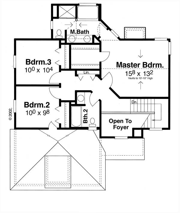 Second Floor image of Highlands House Plan
